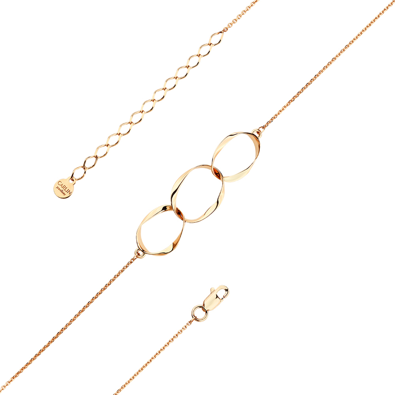 Браслет из красного золота