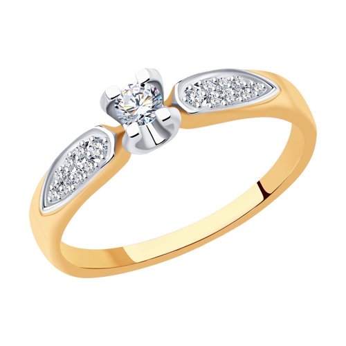 Кольцо из золота с бриллиантами