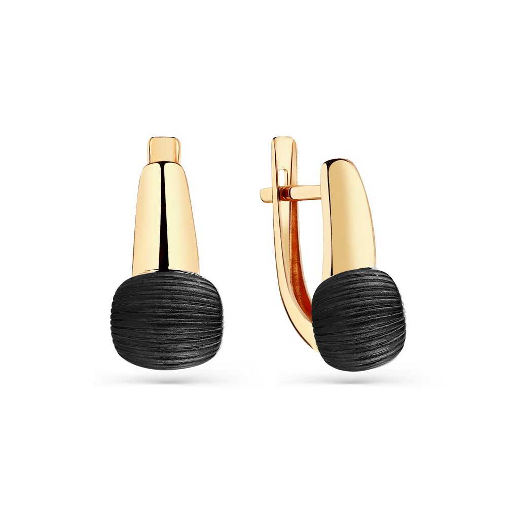 Серьги из красного золота