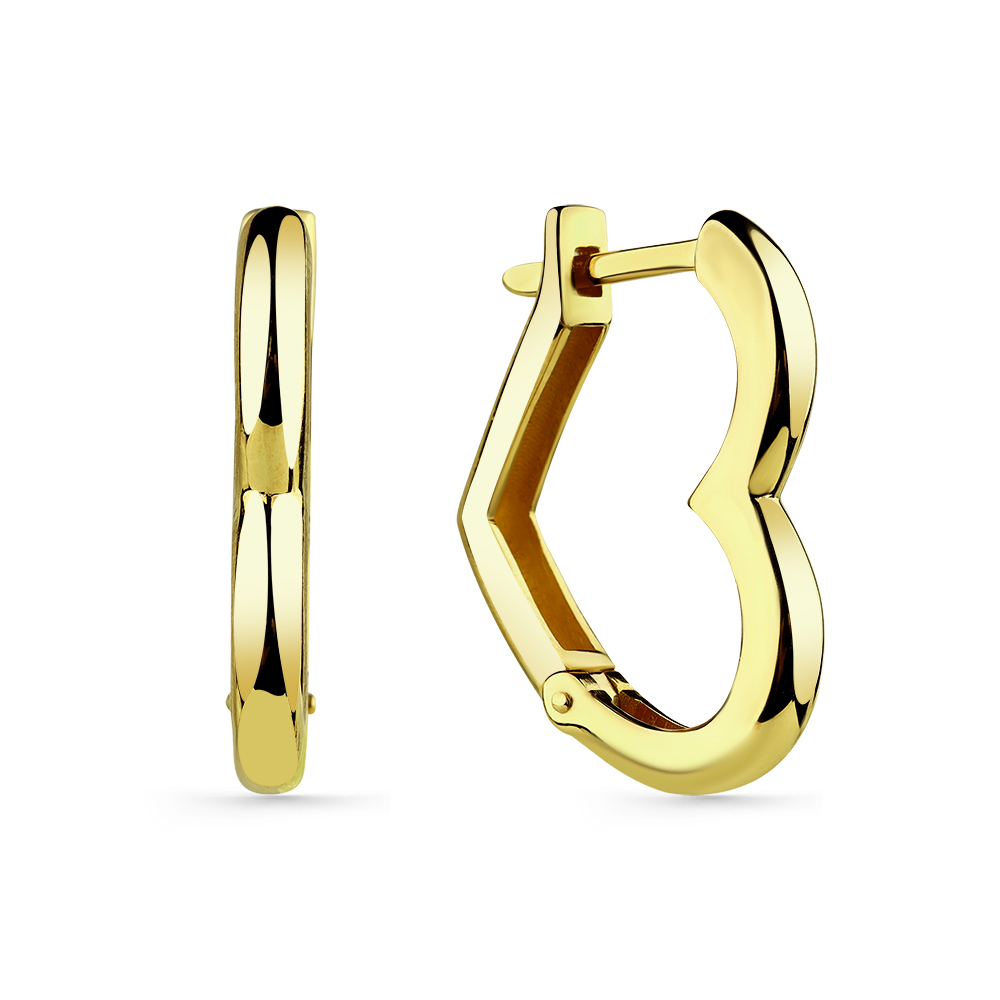 Серьги из желтого золота