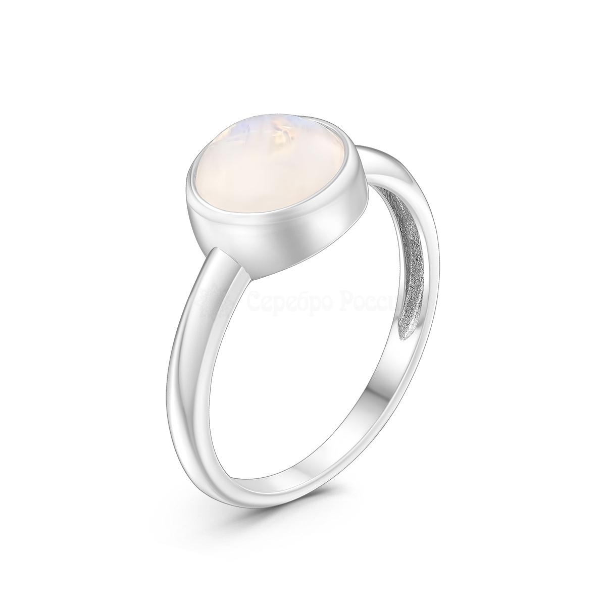 Коьцо из серебра с лунным камнем