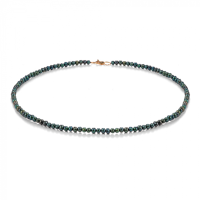 Бусы из красного золота с жемчугом