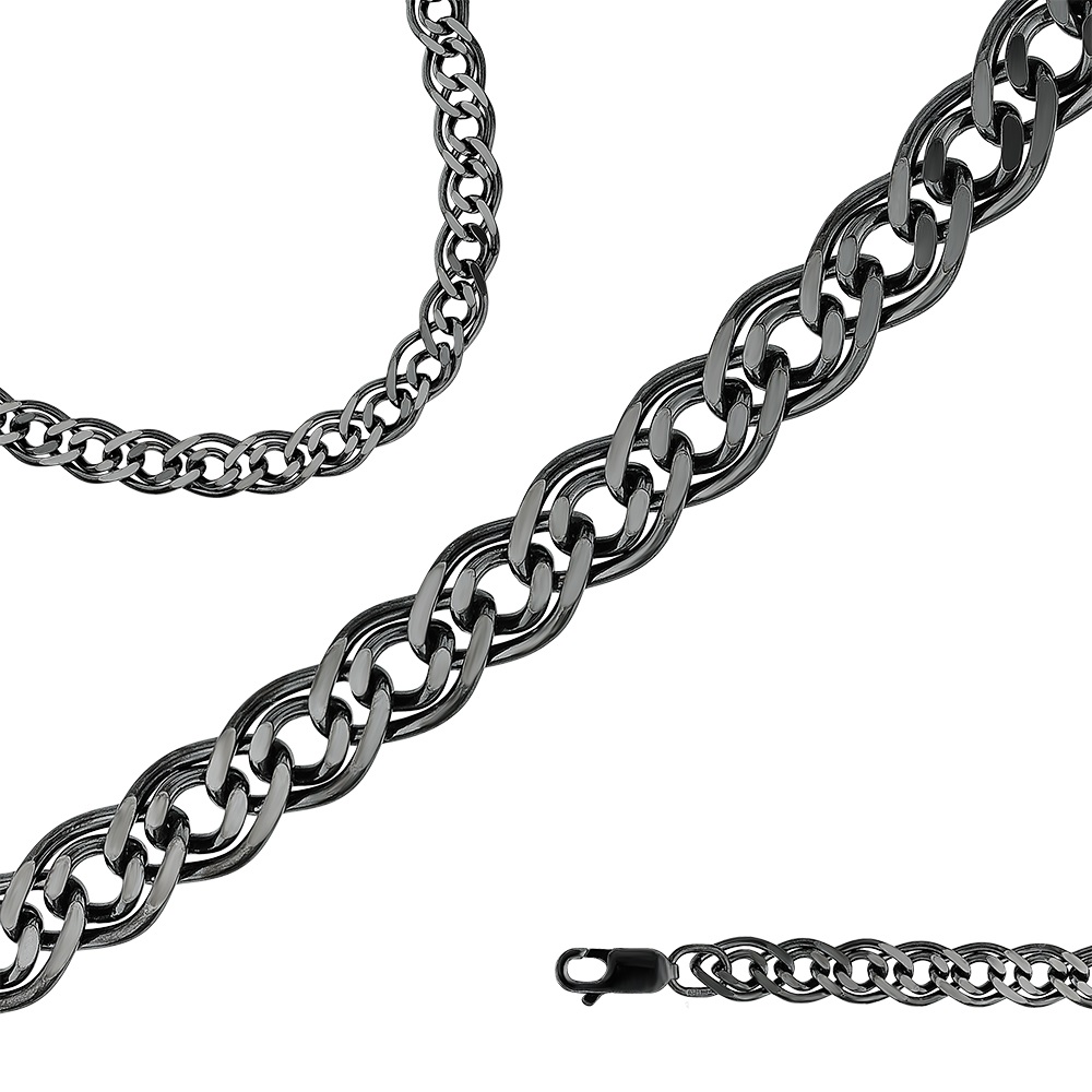 Цепь из серебра 925, плетение «Нонна»