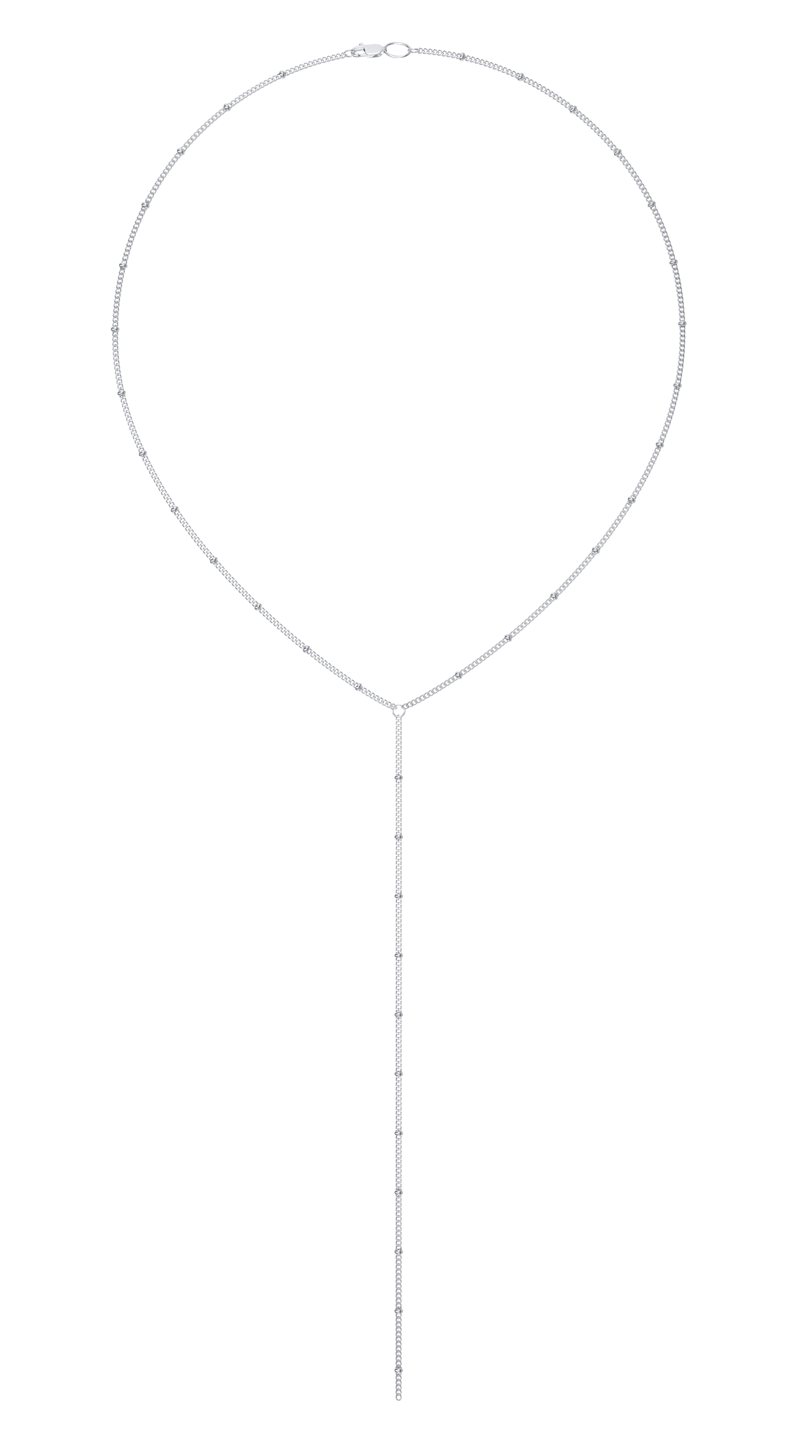 Колье из серебра, плетение Сатурна 1+1 на Гурмете