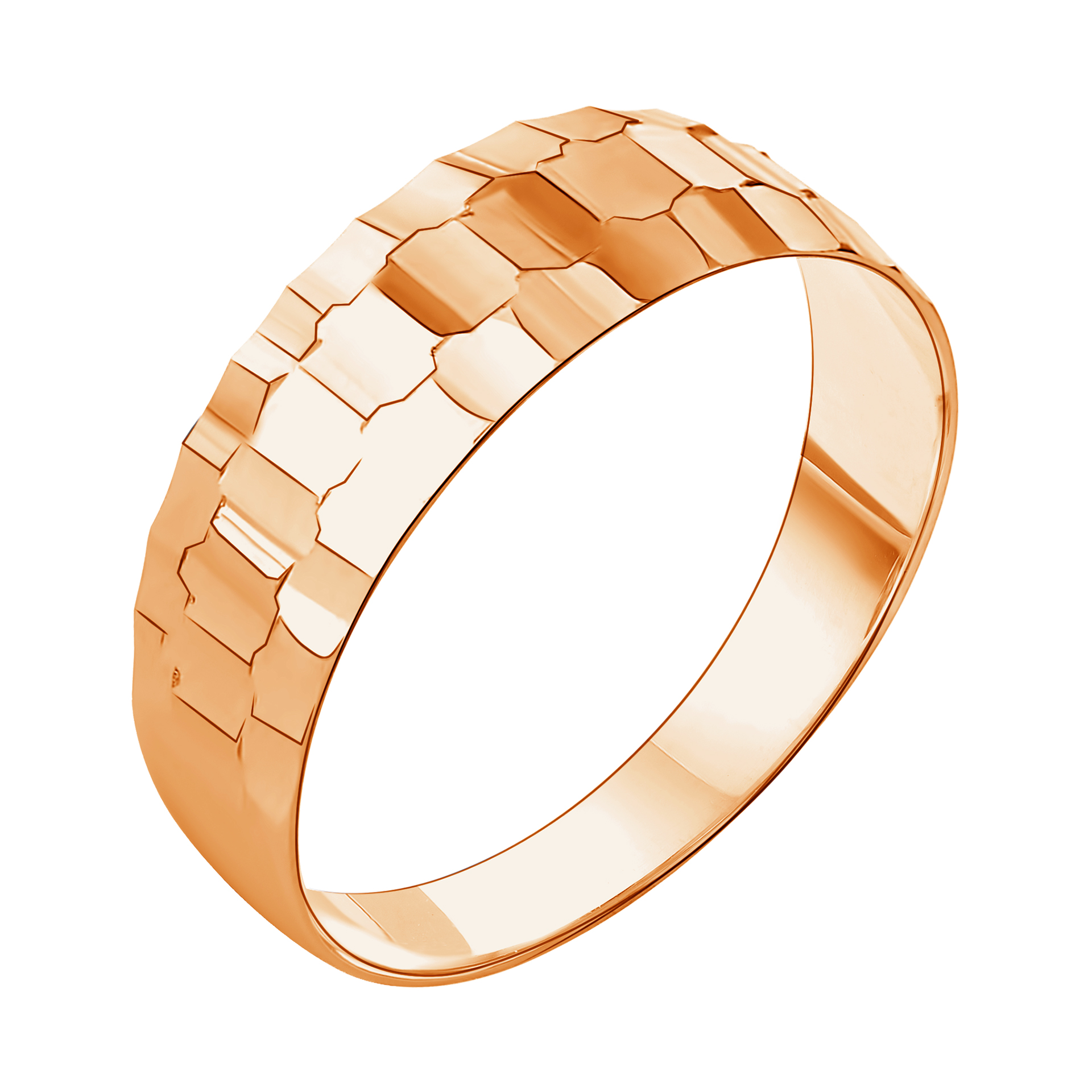 Кольцо из красного золота