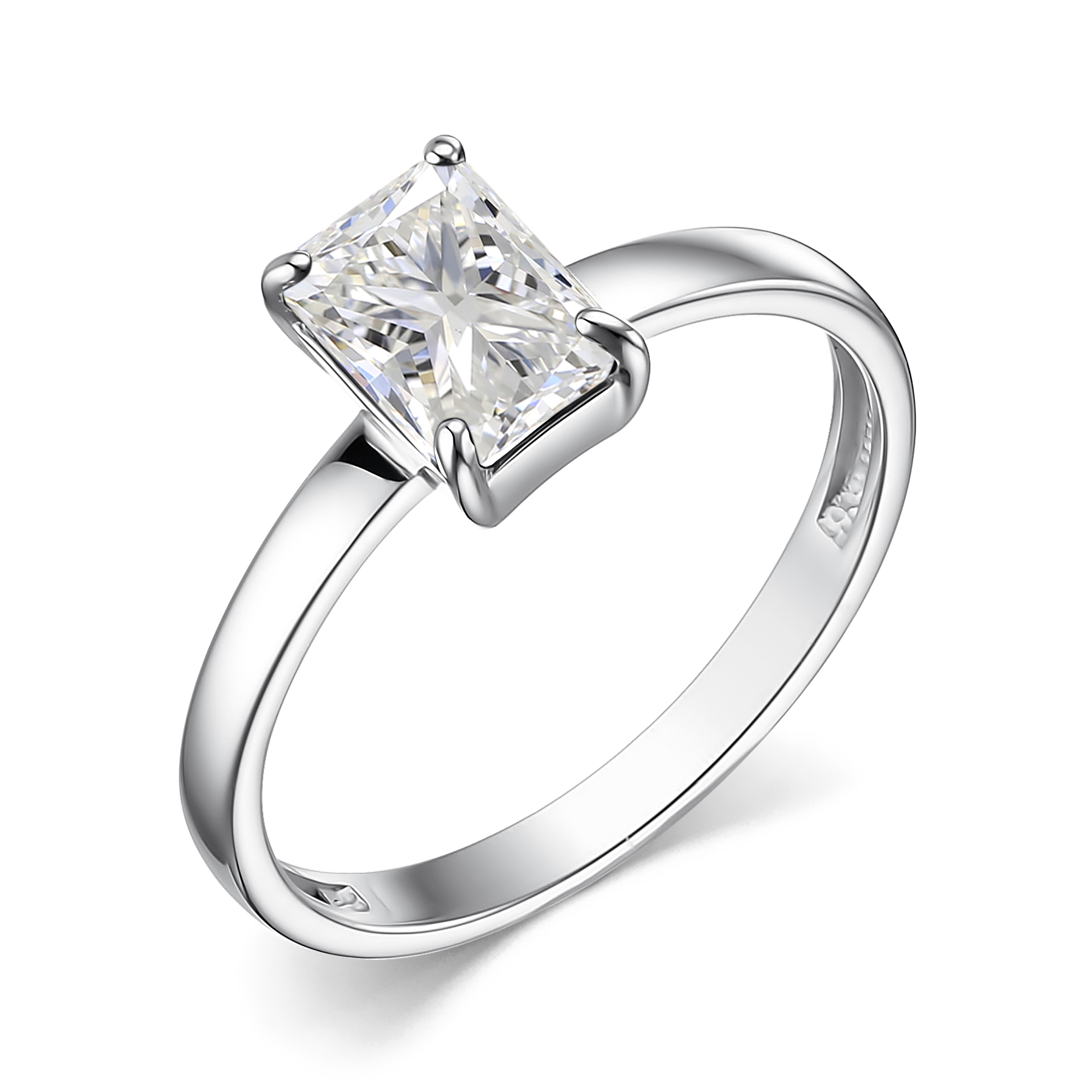 Кольцо из серебра с горным хрусталем