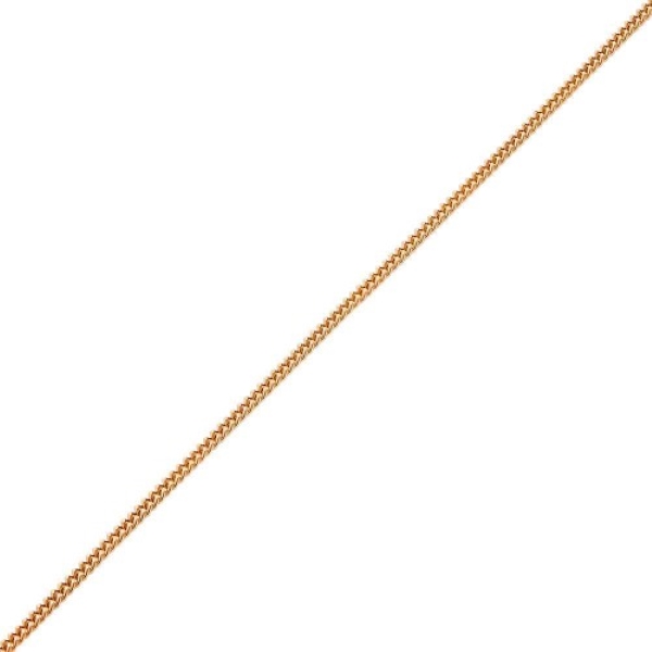 Цепь из красного золота, плетение «Панцирь»