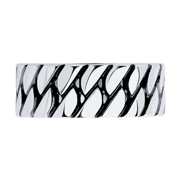 Кольцо из серебра с эмалью