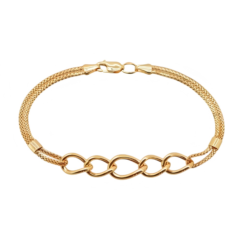 Браслет из красного золота