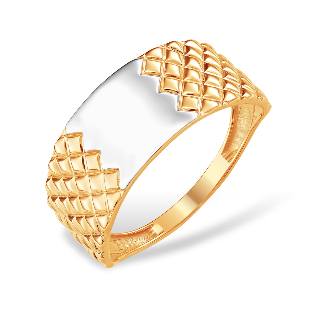 Кольцо из комбинированного золота