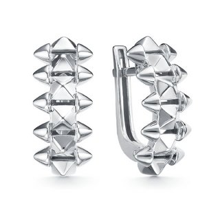 Серьги из белого золота