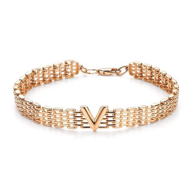 Браслет из красного золота