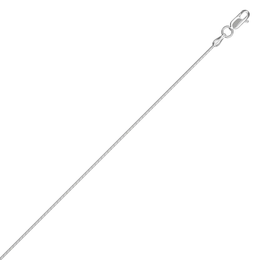 Цепь из серебра 925, плетение «Снейк»