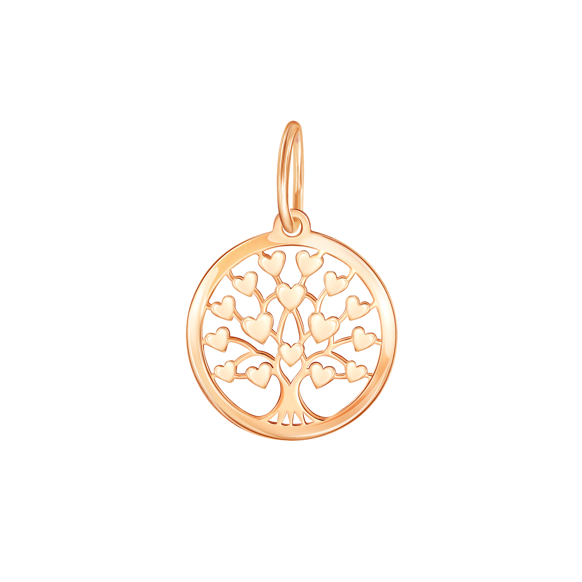 Подвеска из красного золота