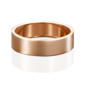 Обручальное кольцо из красного золота