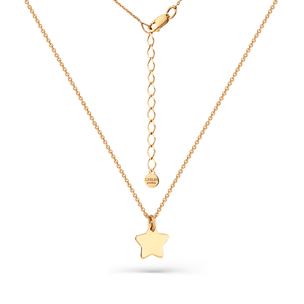 Колье из красного золота 585 пробы