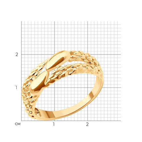 Кольцо из красного золота