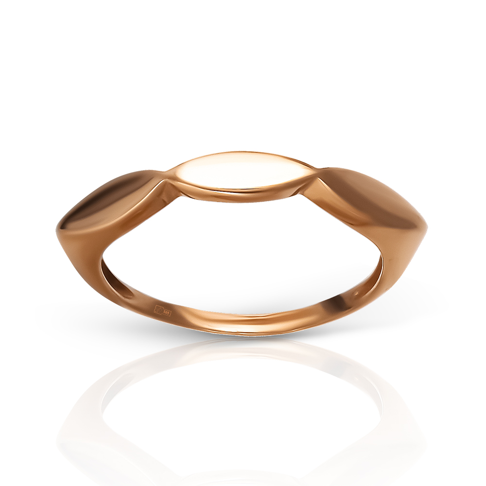 Кольцо из красного золота