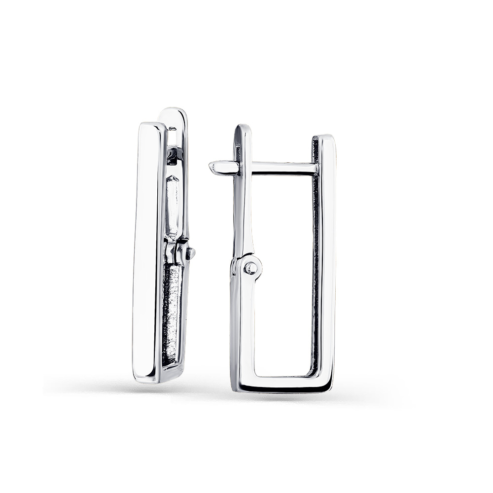 Серьги из белого золота