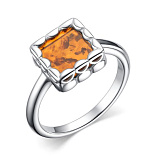 Кольцо из серебра с янтарем