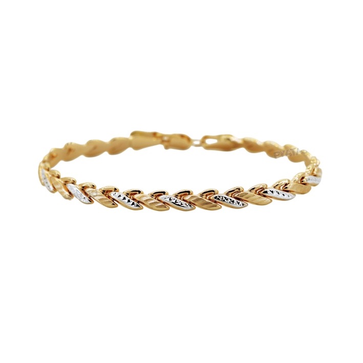 Браслет из комбинированного золота