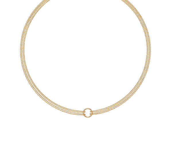 Колье из красного золота