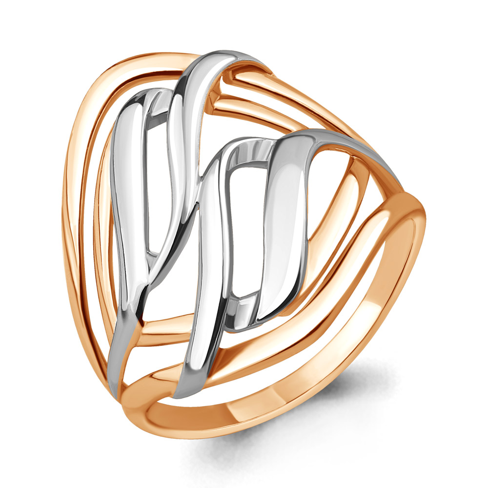 Кольцо из комбинированного золота