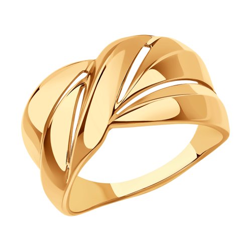 Кольцо из красного золота