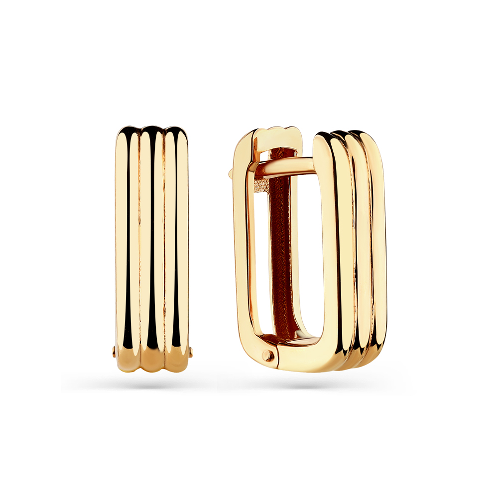 Серьги из красного золота