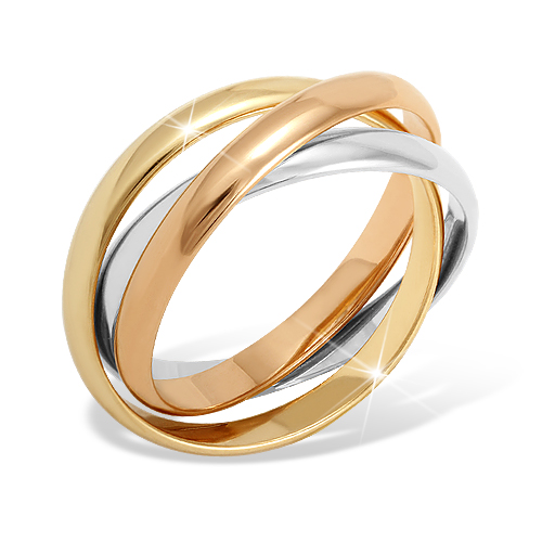 Кольцо из комбинированного золота