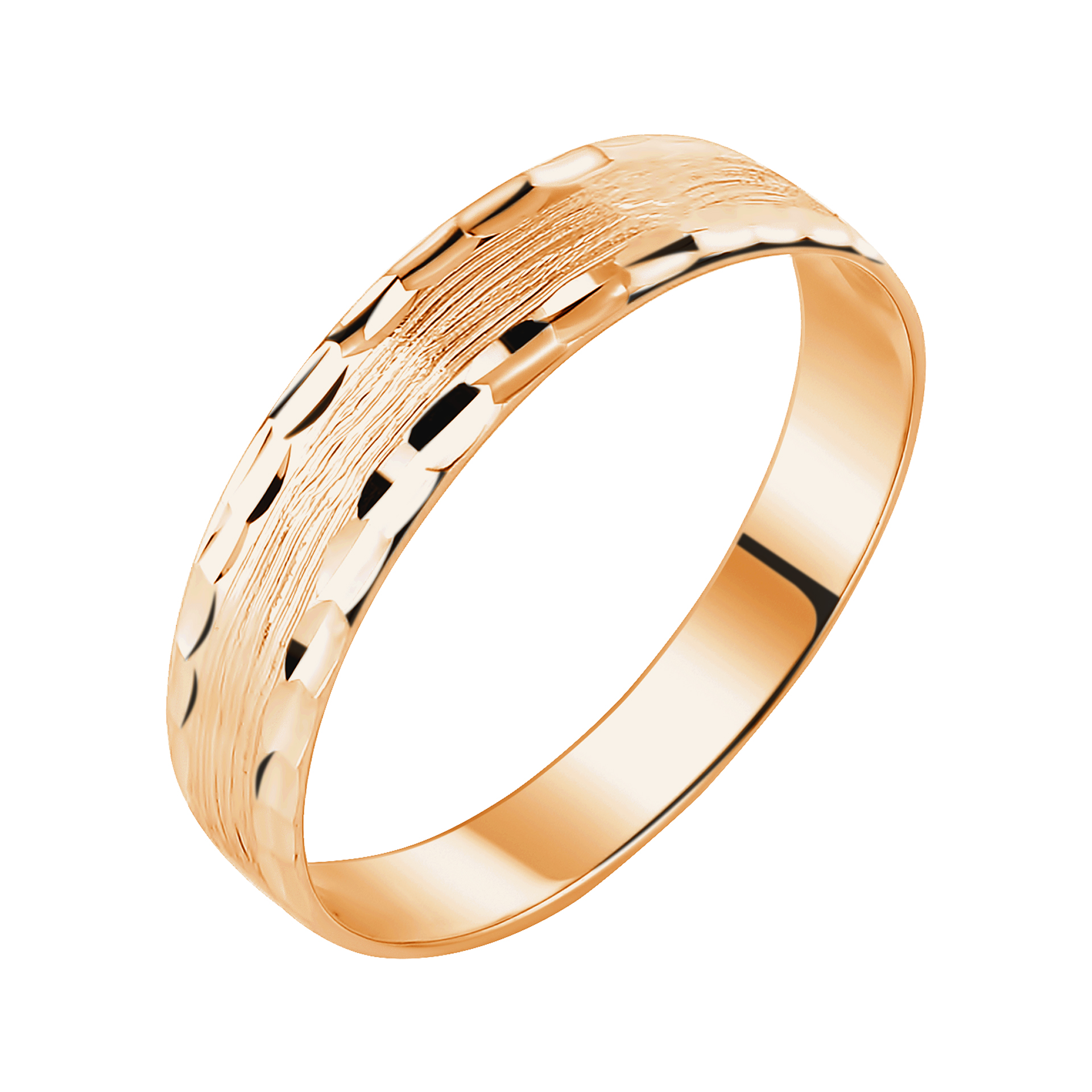 Кольцо из красного золота