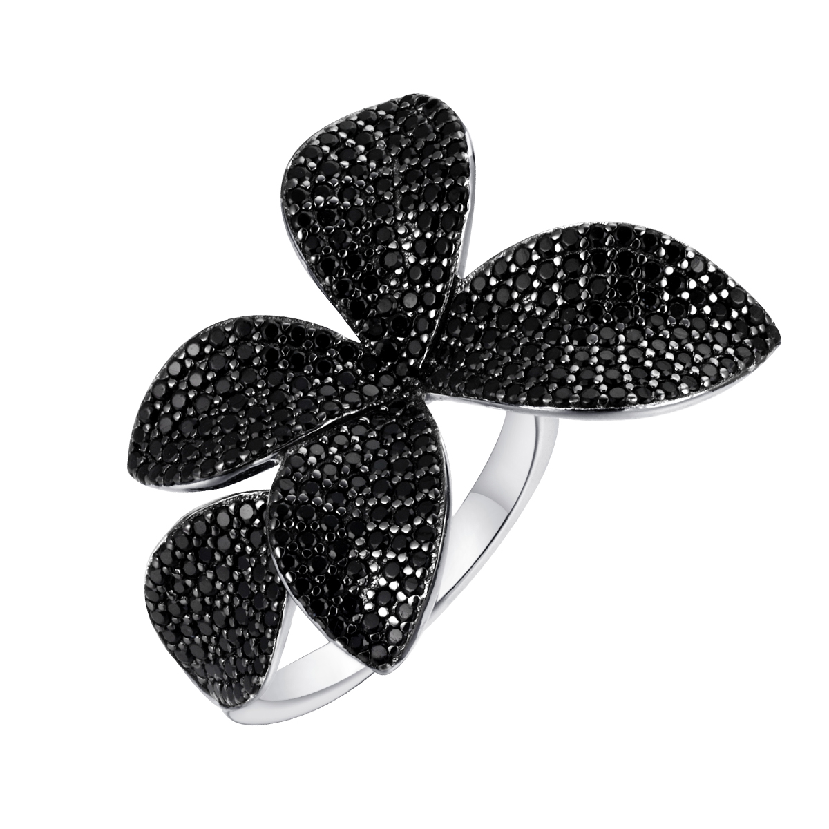 Кольцо из серебра с шпинелью