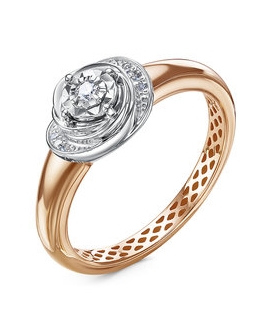 Кольцо из золота с бриллиантами