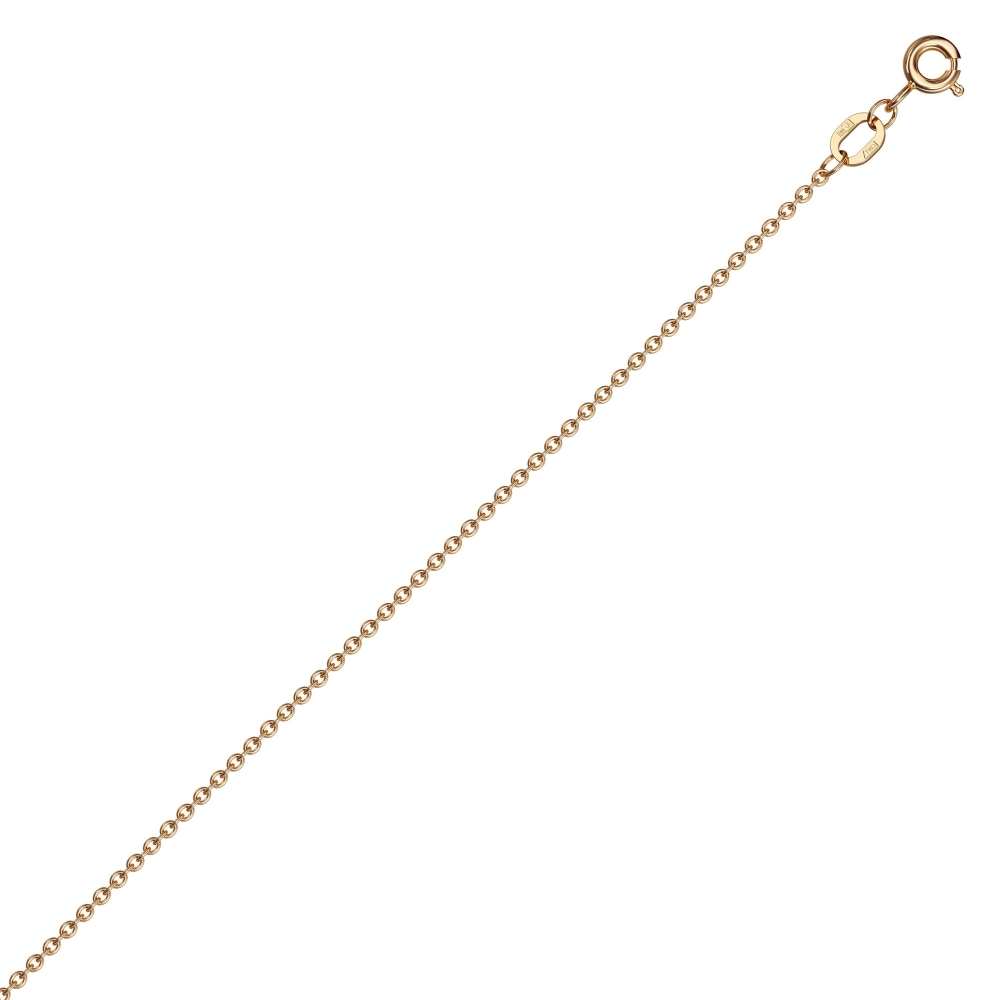 Цепь из красного золота 585, плетение «Якорь»