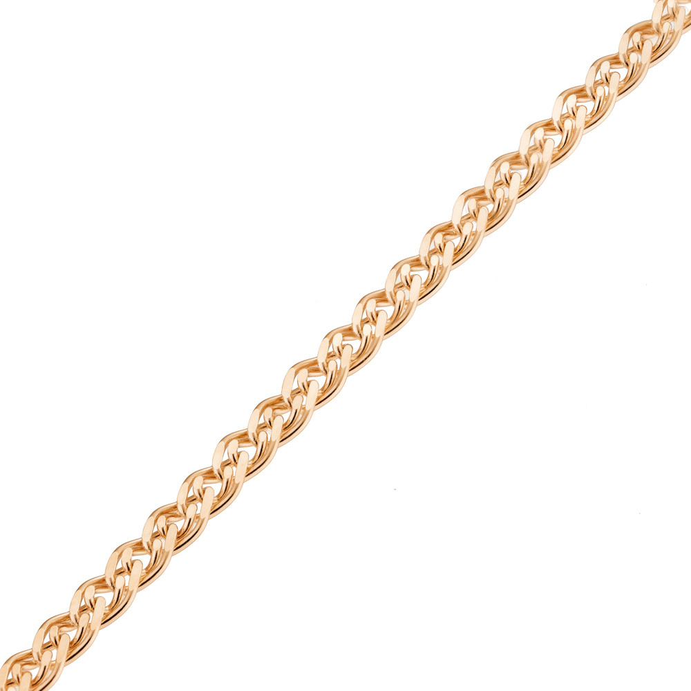 Цепь из красного золота 585, плетение «Нонна»