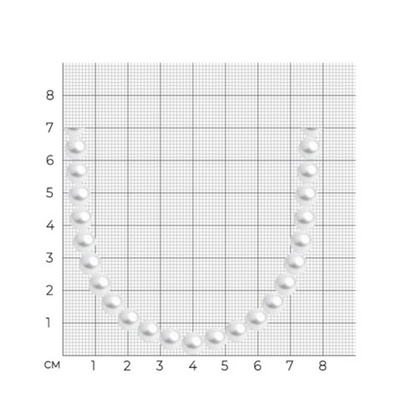 Колье из красного золота с жемчугом