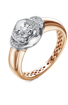 Кольцо из золота с бриллиантами