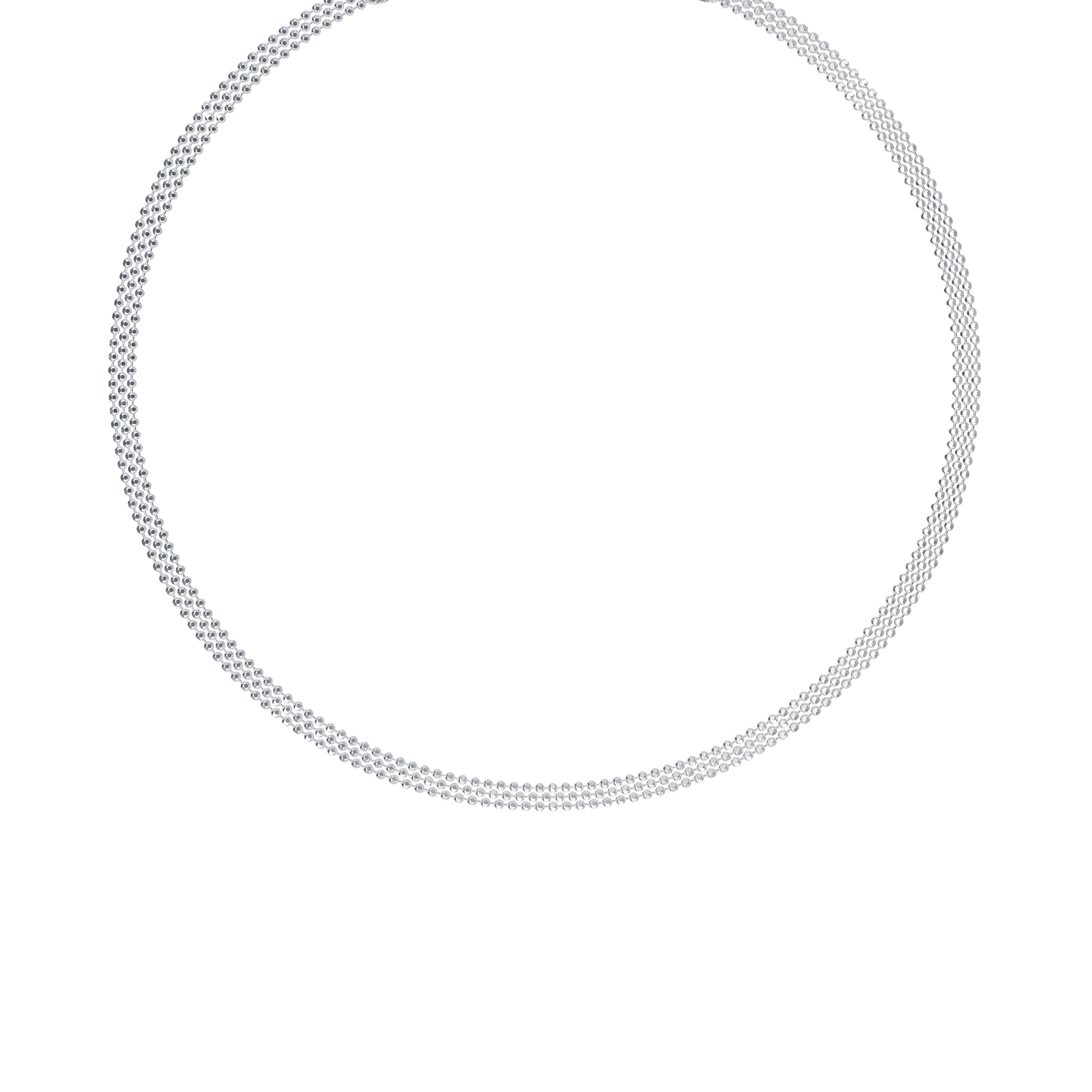 Колье-чокер из серебра