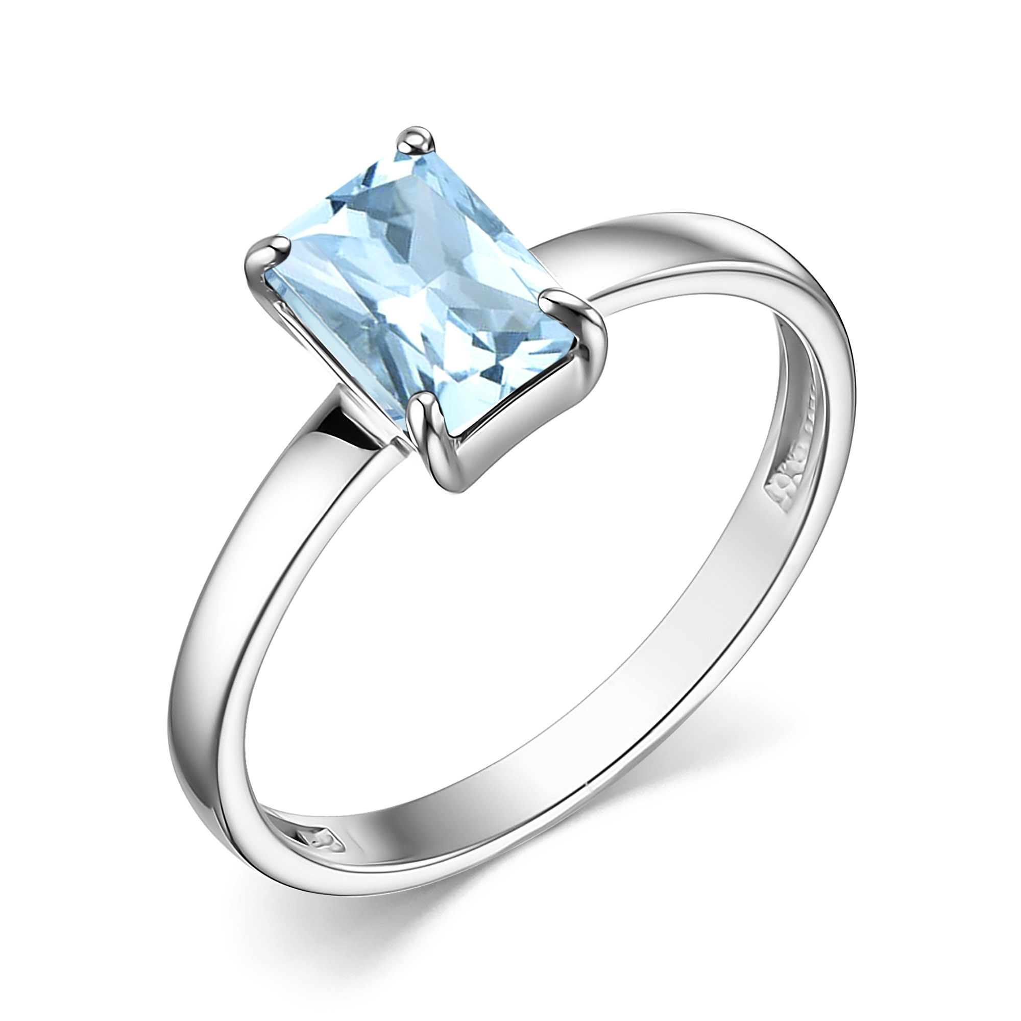 Кольцо из серебра с топазом