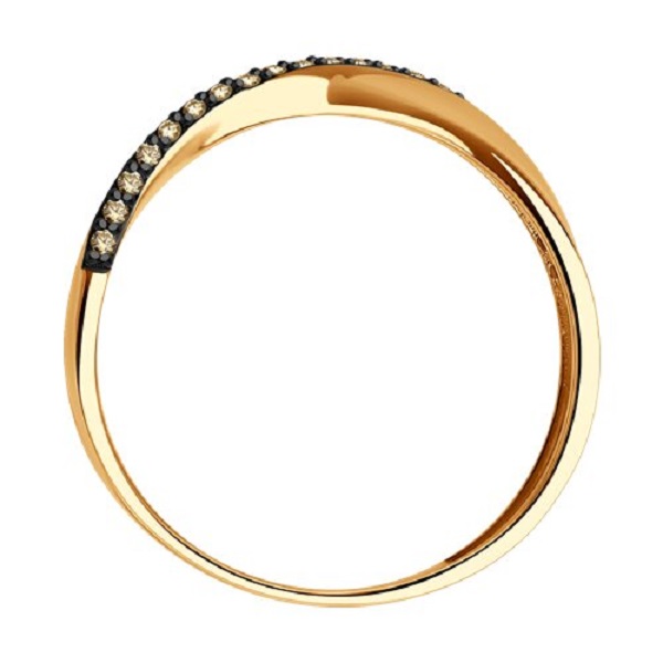 Кольцо из золота с бриллиантами