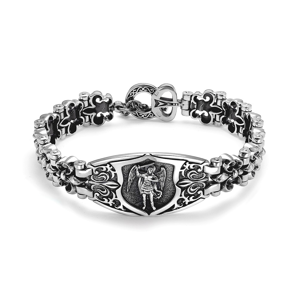 Браслет из серебра «Архангел Михаил»