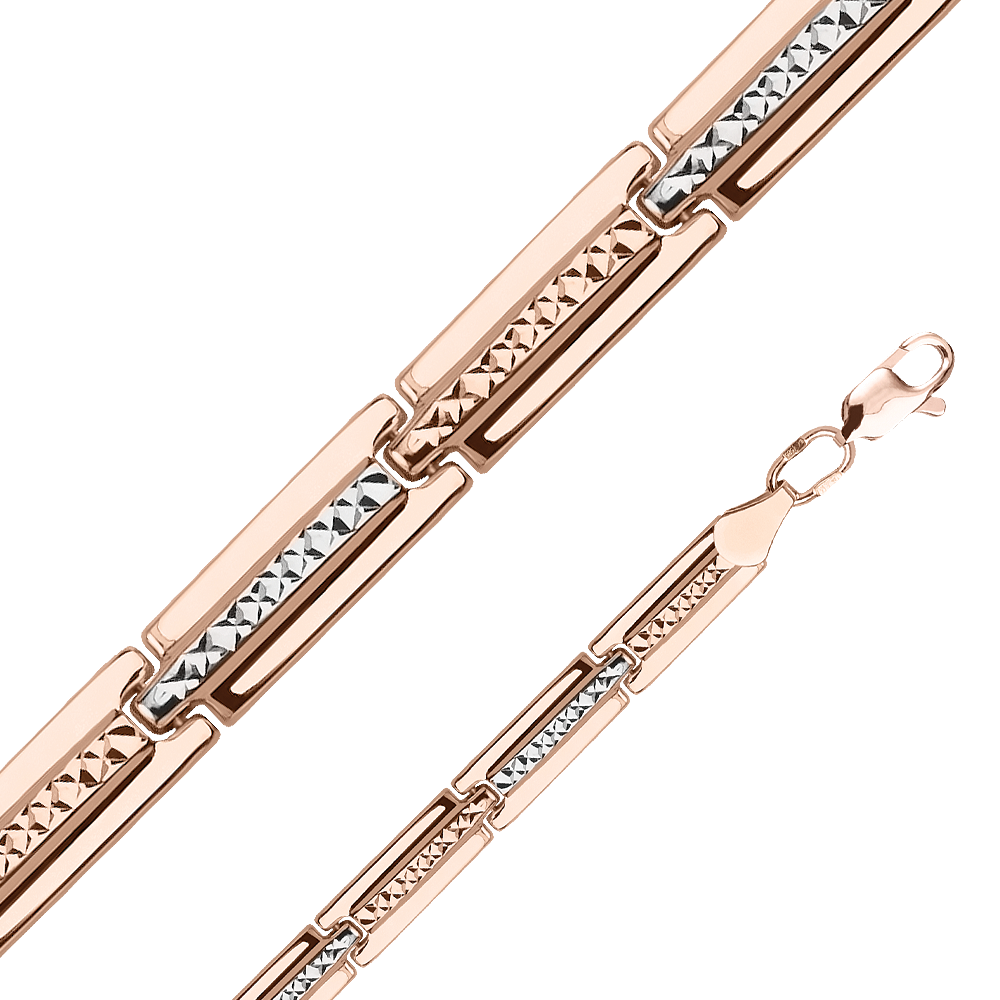 Браслет из красного золота