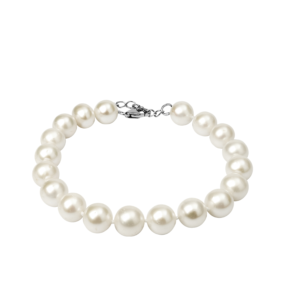 Браслет из серебра с жемчугом