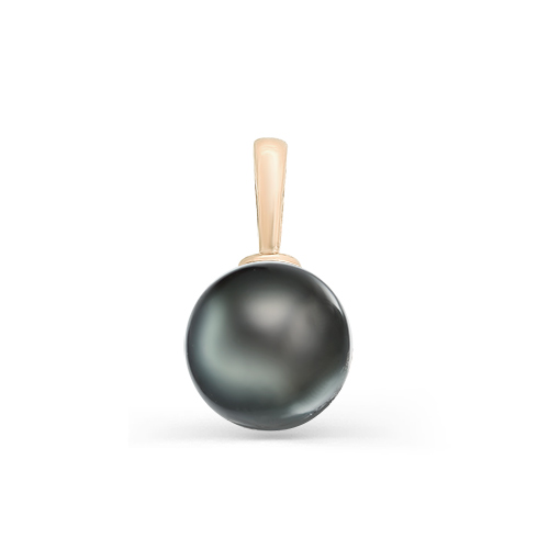 Подвеска из красного золота с жемчугом