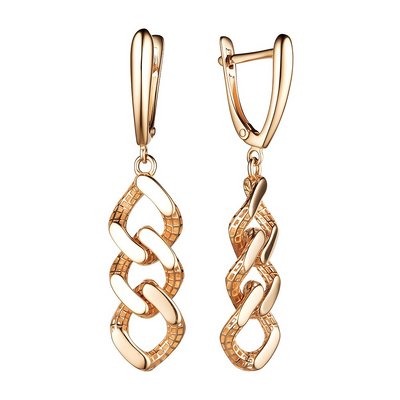 Серьги из желтого золота