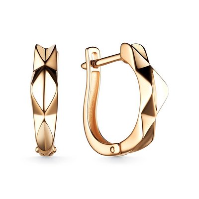 Серьги из красного золота