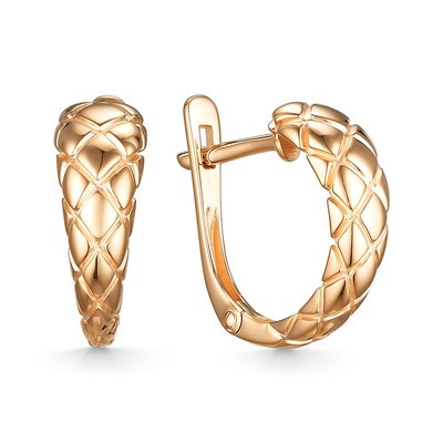Серьги из красного золота