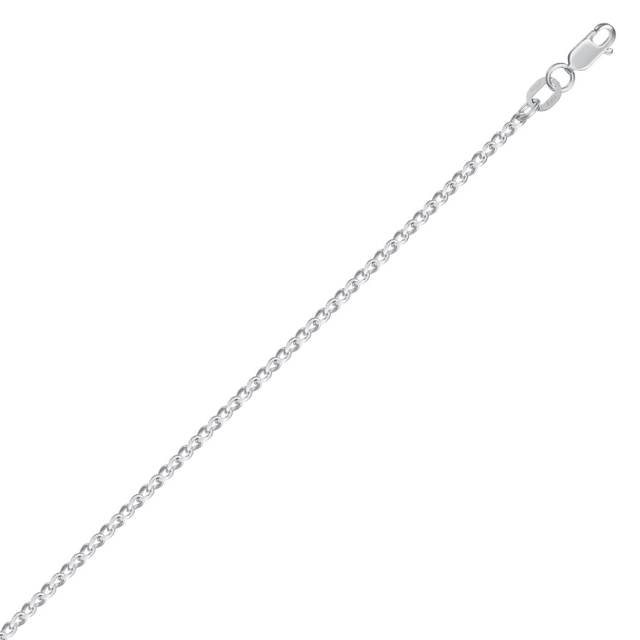 Цепь из серебра 925, плетение «Гурмета»