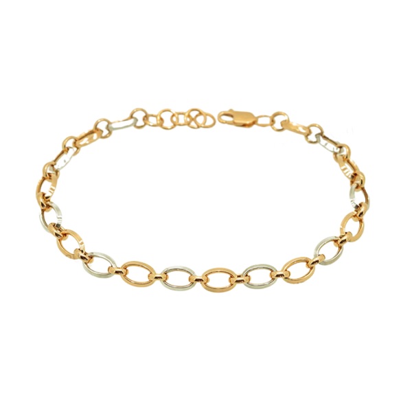 Браслет из комбинированного золота