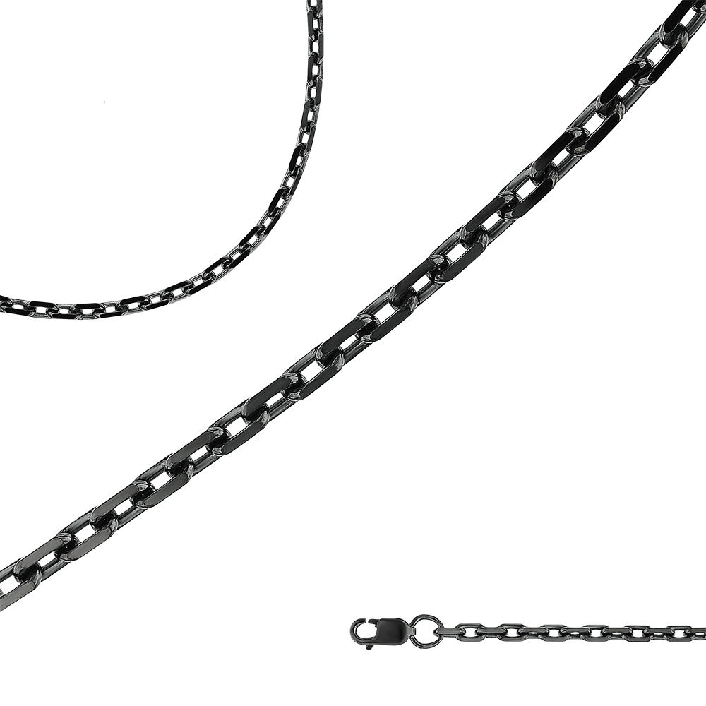 Цепь из серебра 925, плетение «Якорь»